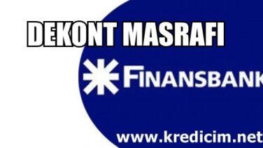 Finansbank Dekont Masrafı Nasıl Alınır?