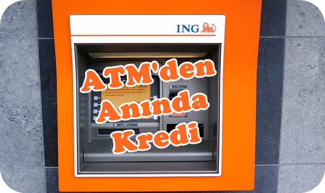 İng Bank ATM’den Kredi Başvurusu