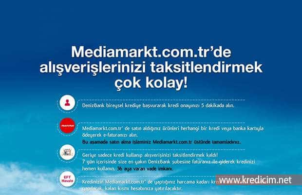 Denizbank media markt kredisi